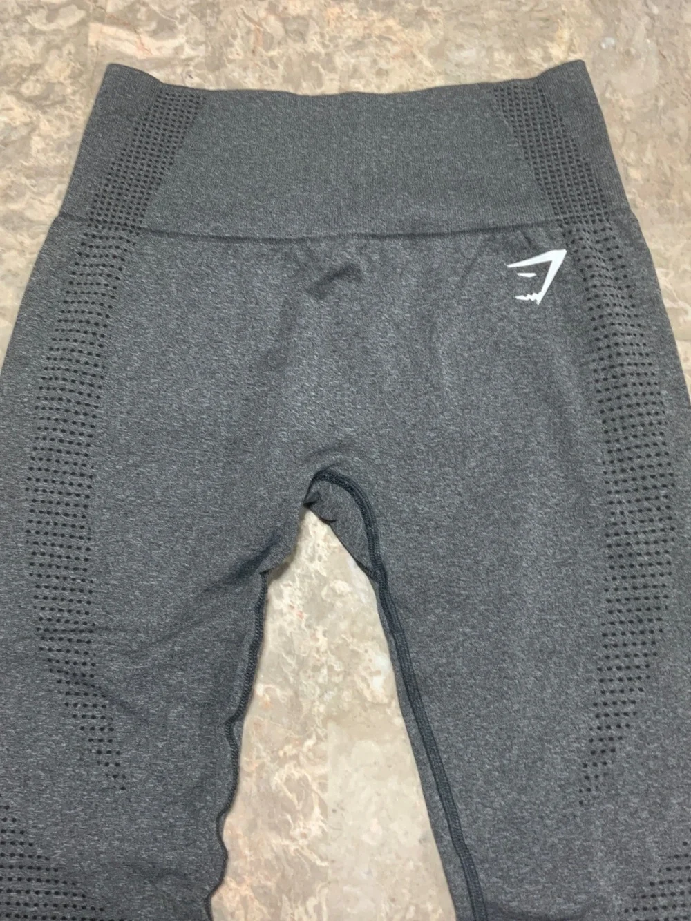 Gymshark Black Textured Seamless Leggings